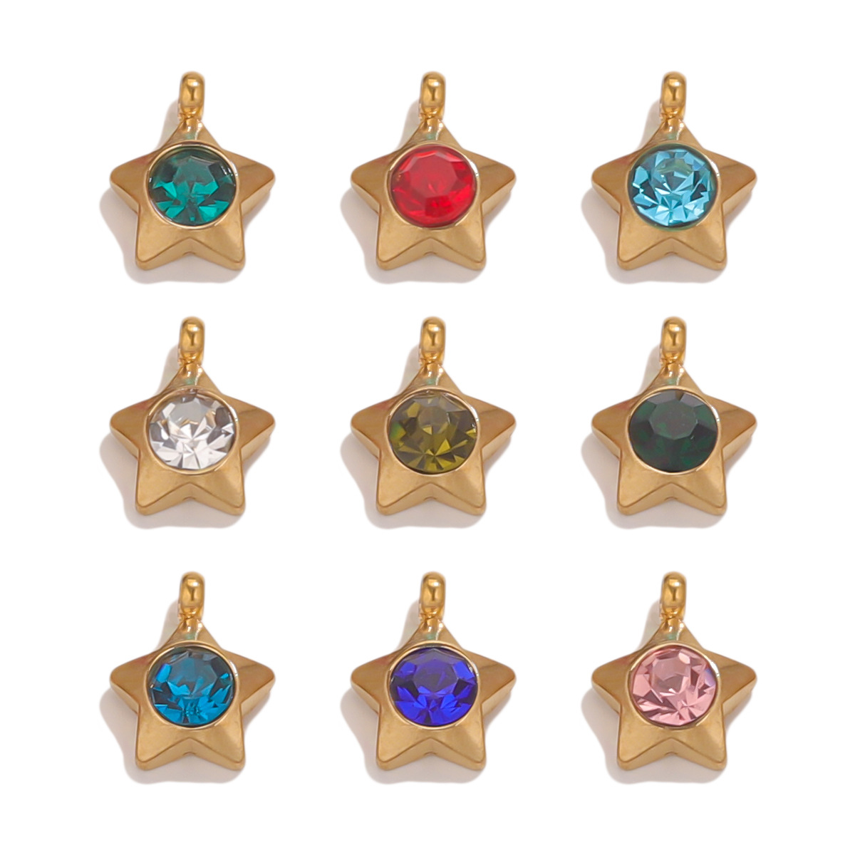 Real Gold Plated Plating Material pendant Classification 1 Piece 304 Stainless Steel PVD Coated Real Gold Plated Totem Light Pendant Pendant