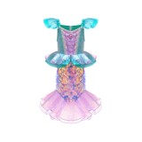 (Трансграничная торговля), детский наряд маленькой принцессы без рукавов, длинная юбка, блестки для ногтей, платье, в западном стиле, крой «рыбий хвост»