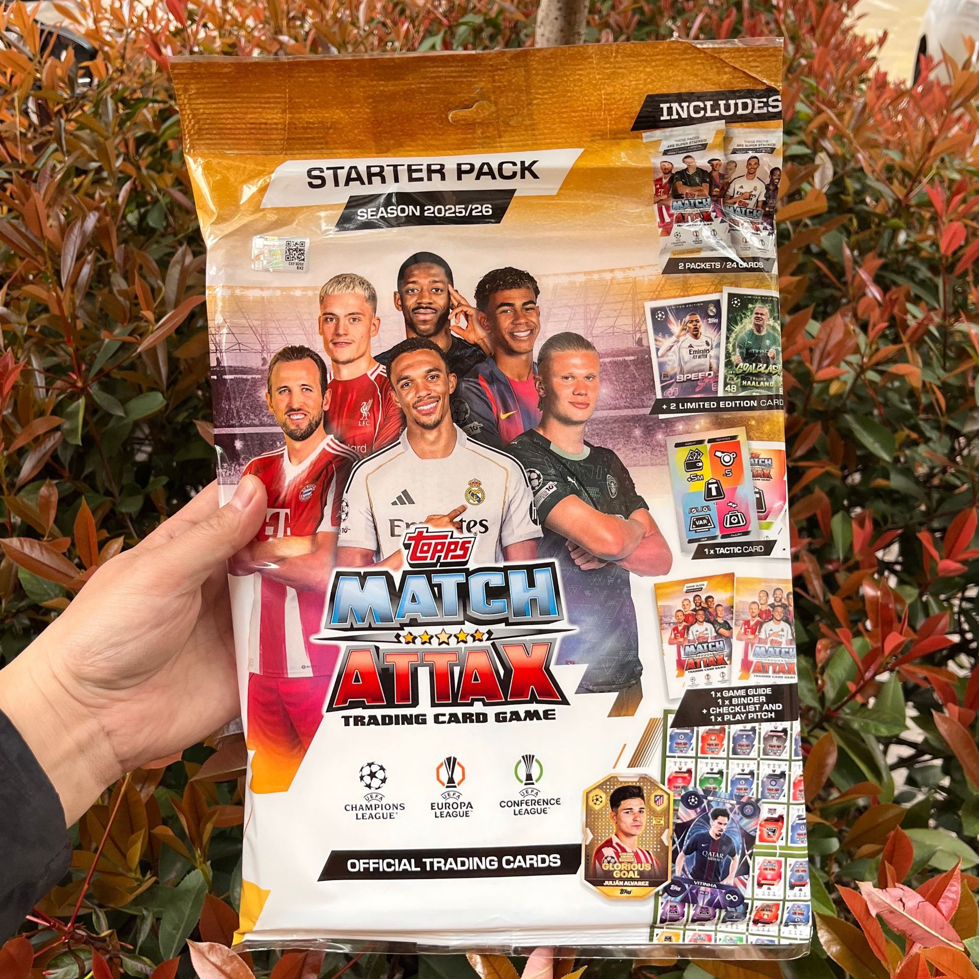 Topps Çempionlar Liqası Futbol Kartları Başlanğıc Dəsti