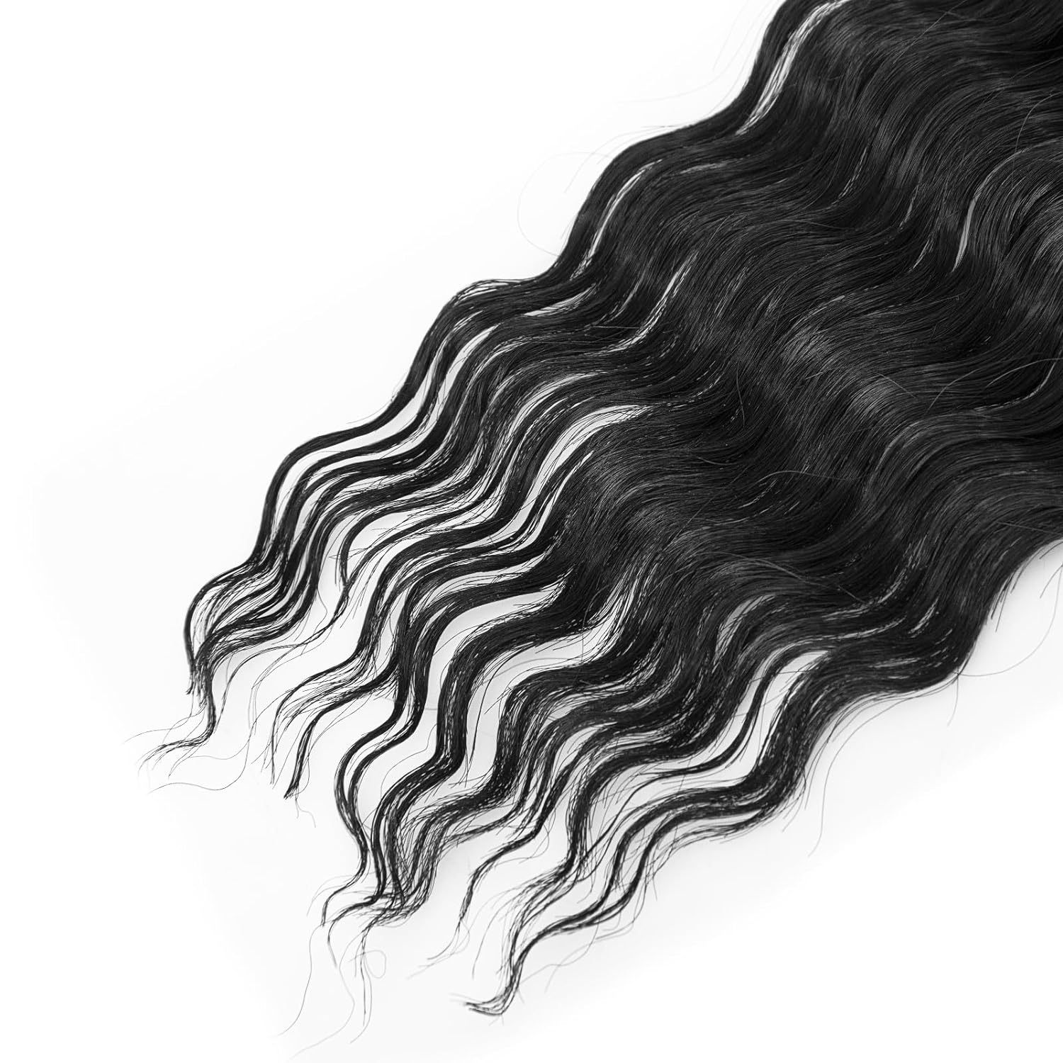 18 pulgadas DeepTwist seda de alta temperatura latina rollo blanco cabello largo y rizado cabello Kinky Cur l Braids