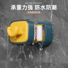 拖把架免打孔拖把夾拖把掛鈎衛生間掛架神器強力壁掛收納承重廚房