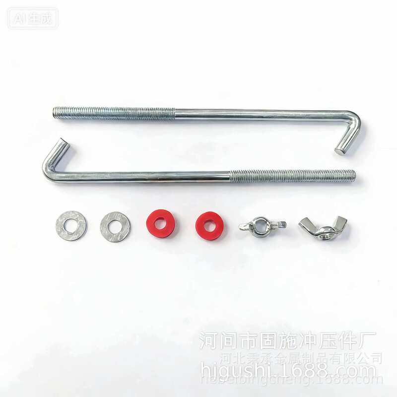 Factory sale battery fixing screw thick and thin screw car battery fixing screw threaded steel galvanized screw