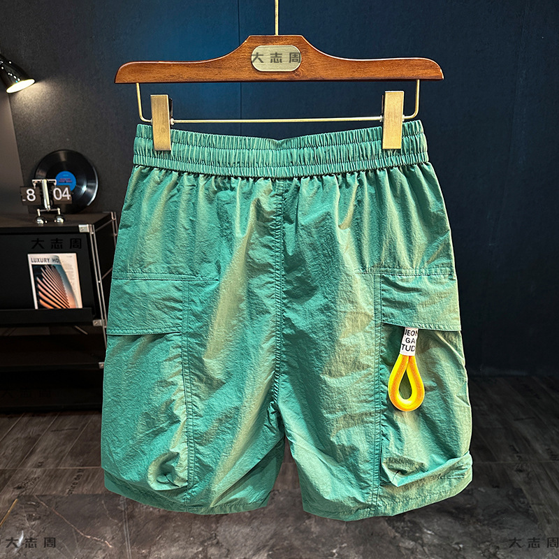 Summer New Men's Loose Pocket Comfortable Versatile Shorts Sports Outdoor Climbing Fashion Mid-Length Shorts