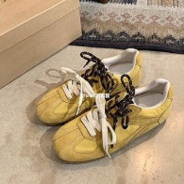 Autumn mesh retro shoelaces with shoelaces