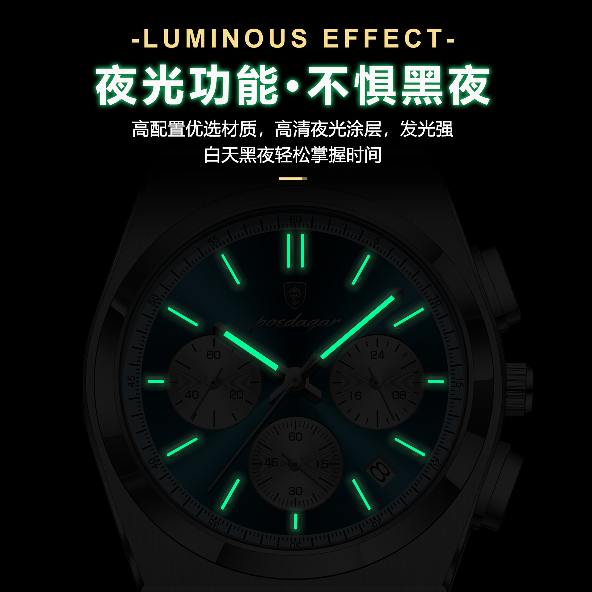 Nuevo reloj multifuncional para hombre de la marca suiza, cinturón, reloj de cuarzo ultrafino, transmisión en vivo, estilo explosivo de comercio exterior, entrega de una pieza