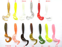 13 Colors Soft Grubs Lures Soft Baits Soft Swimbaits Fishing Lures Fresh Water Bass Swimbait Tackle Gear