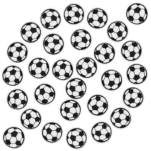 Xiao Tian 2024 Classic Football Patch for Computer Embroidery Fabric Patch Cartoon Football Embroidery Clothing Decorative Embroidery