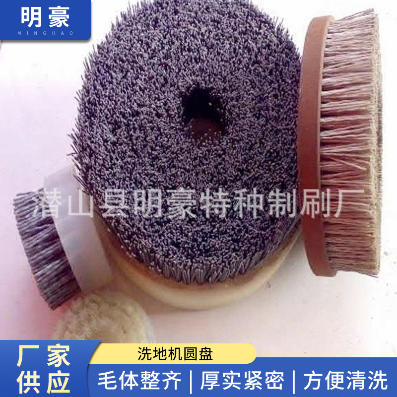厂家批发 圆盘刷 洗地机圆盘 PVC板圆盘毛刷 清洁圆盘刷 量大价优