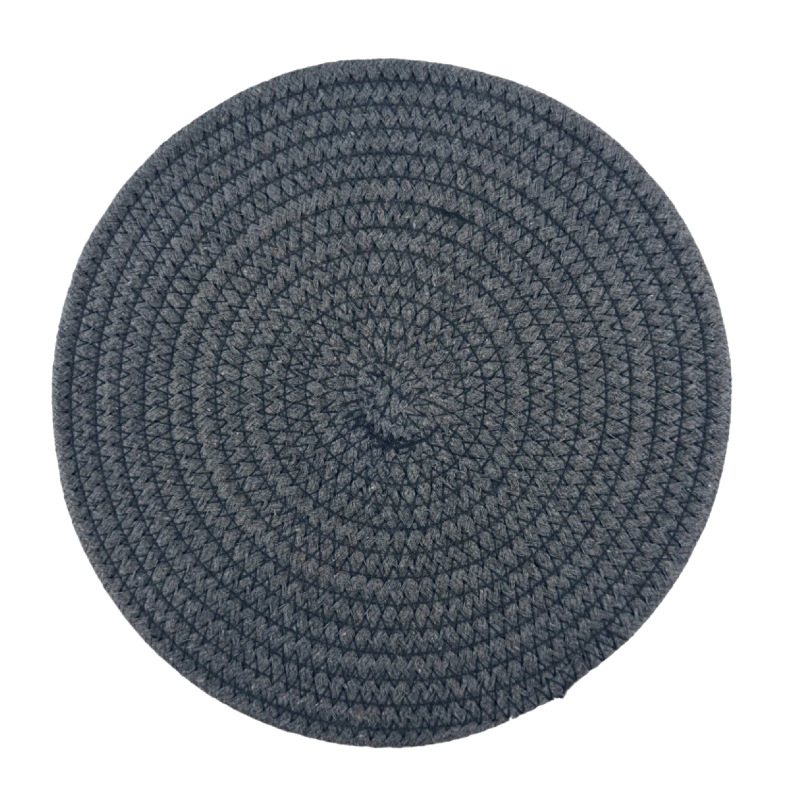 almohadilla de mesa aislante simple almohadilla de taza multifuncional almohadilla de disco tejido almohadilla de aislamiento térmico hogar almohadilla de aislamiento térmico de comedor occidental