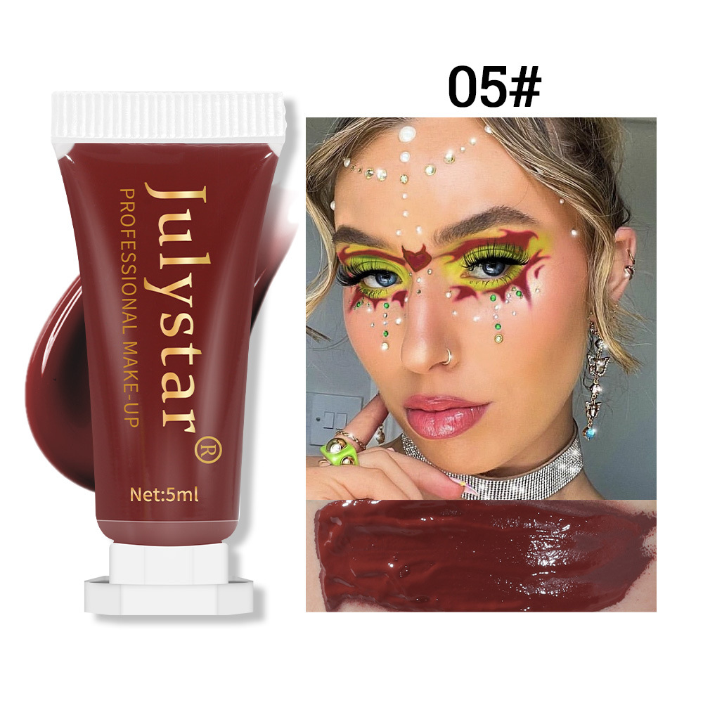 Ličila za noč čarovnic, človeška poslikava obraza, dramatičen vodotopen fluorescentni grafit pigment_voghion.com