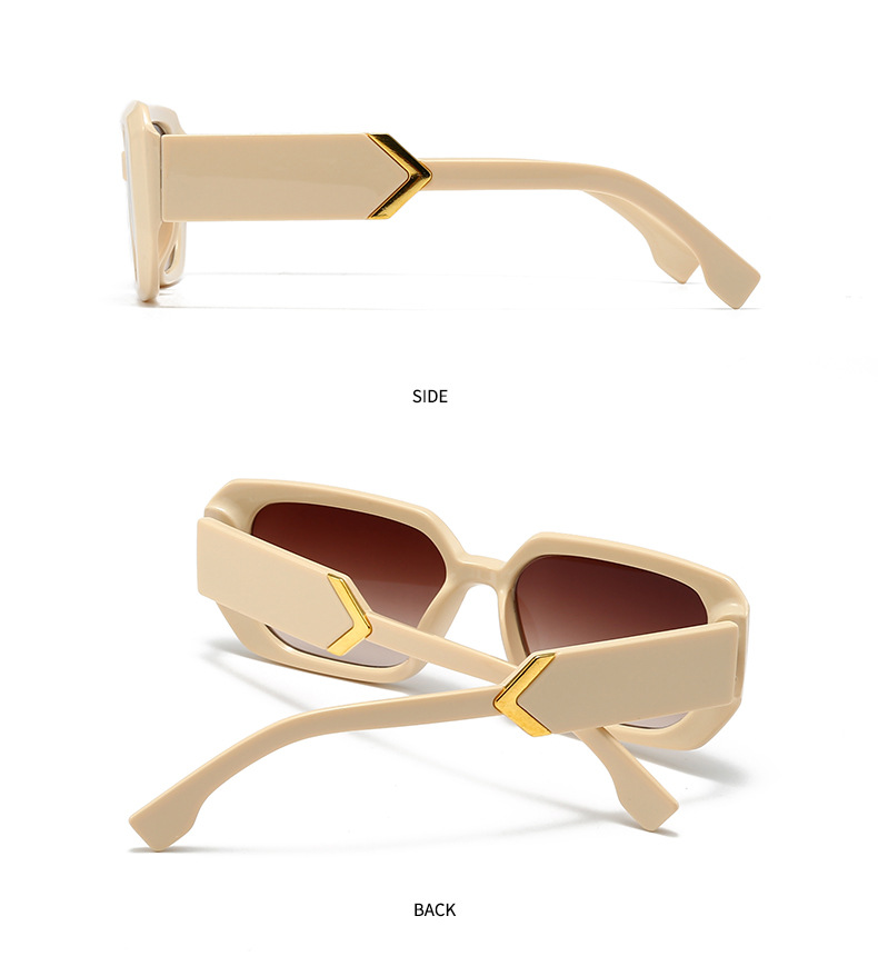 Square Sunglasses For Men And Women Modern Retro Decorative Frame_voghion.com