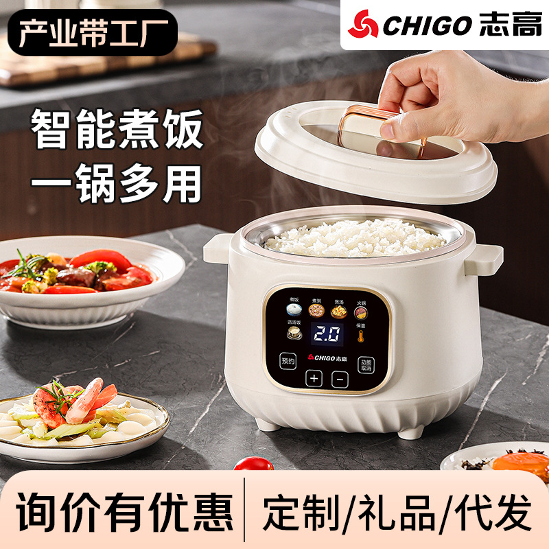 Rice Cooker for 1 to 2 People, Small Household Rice Cooker, Rice Soup Separation, Student Dormitory Mini Multi-Functional Smart Rice Cooker