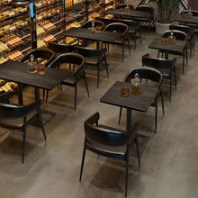 网红酒吧K卡座沙发奶茶店桌椅复古酒馆咖啡西餐厅卡座靠墙沙发