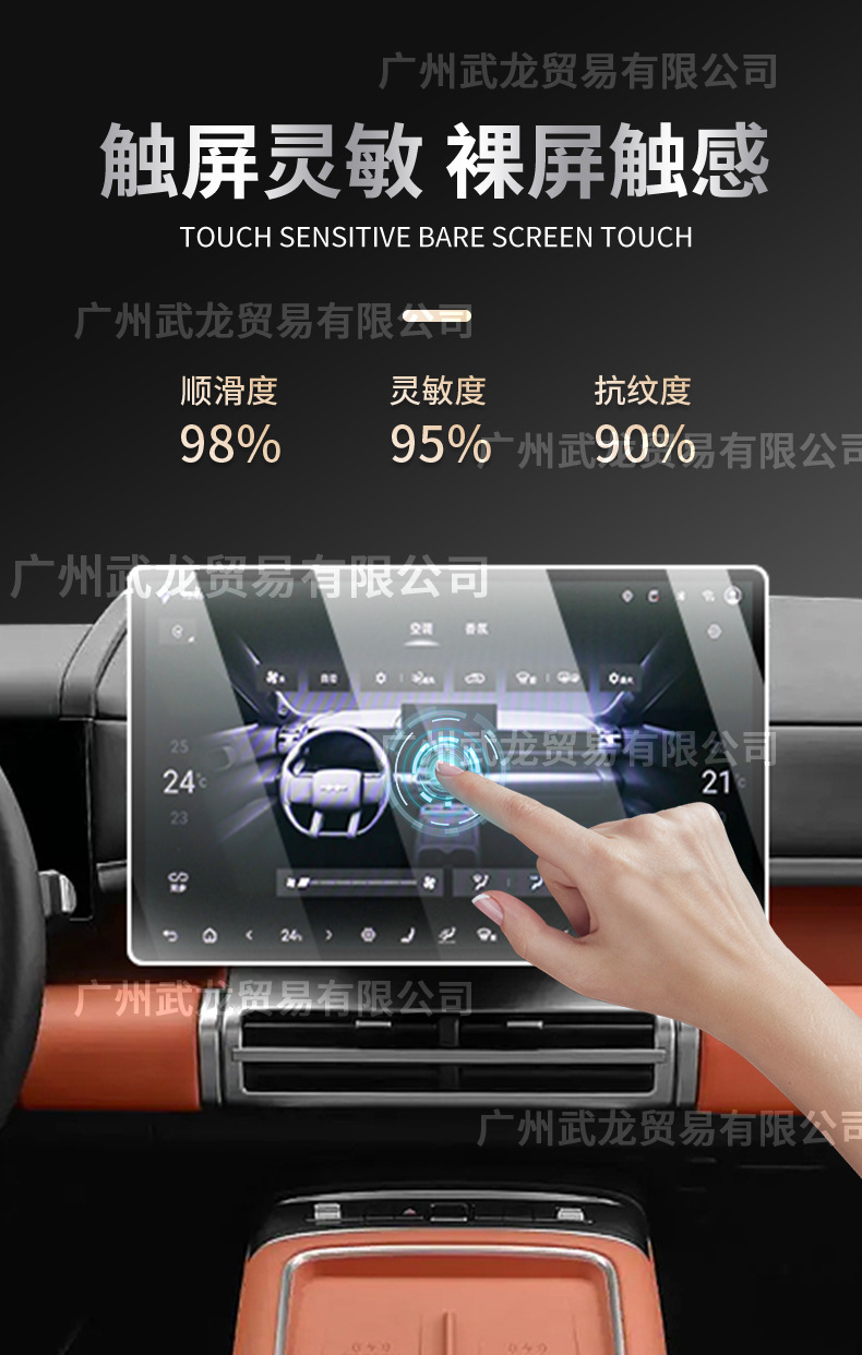 Suitable for 25 Models of Equinox Leopard Titanium 7 Instrument Navigation Screen Tempered Film Central Control Display Film Interior Protection Film