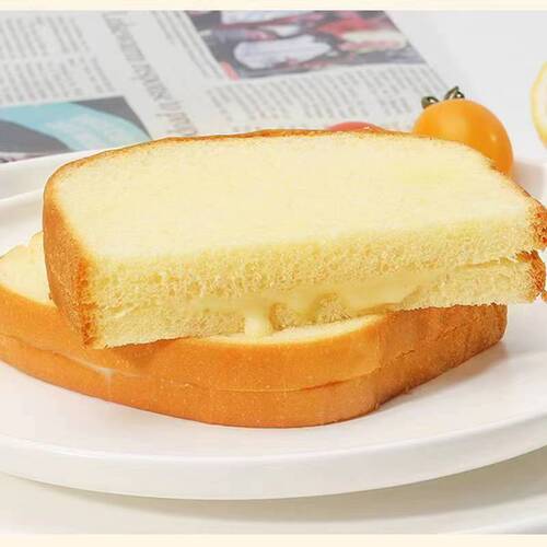 Hongyi Purple Rice Bread Filling 2kg Glutinous Rice Cheese Filling Toast Cake Breakfast Full Cart Snack Wholesale Leisure
