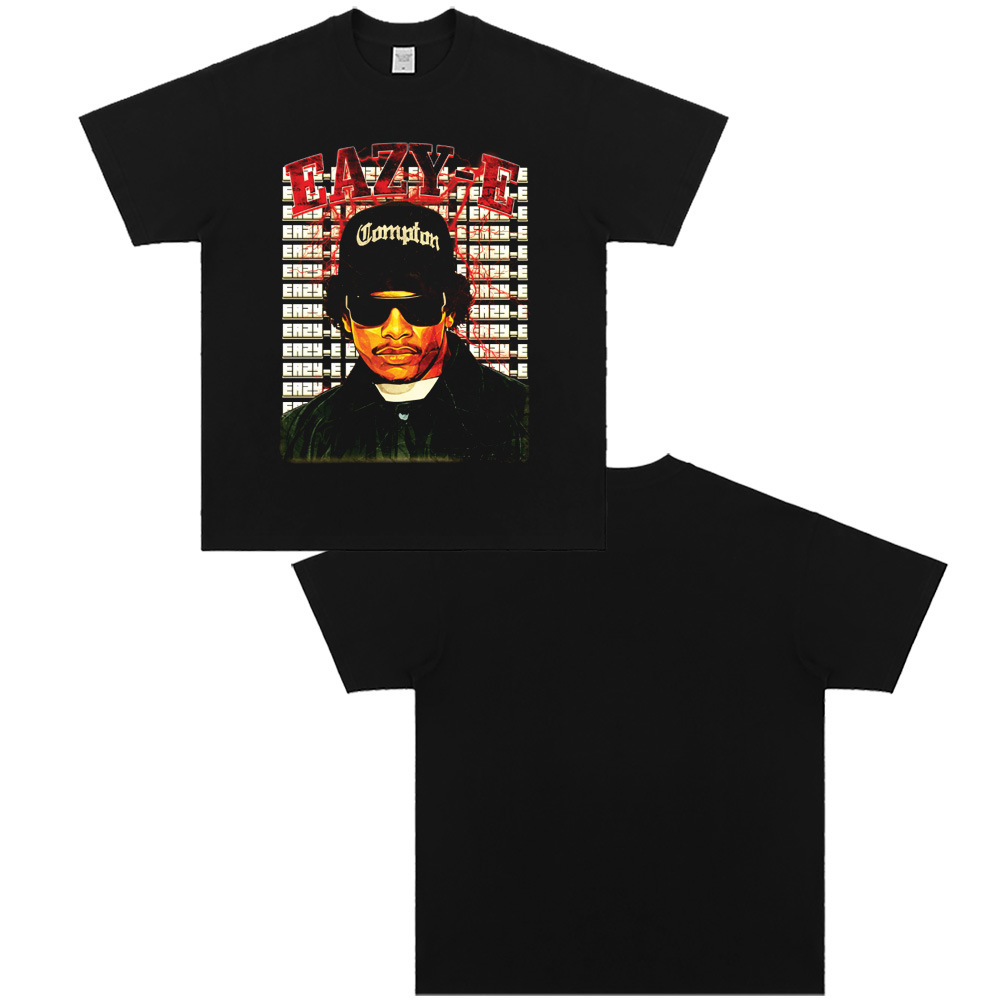 West Coast Rap N.W.A. Digital Direct Jet Washing Made Old American Retro Little Neck Camiseta image 19