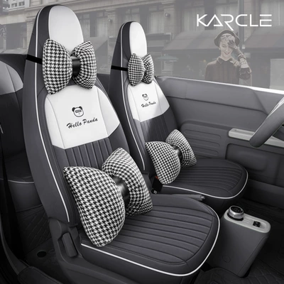 Four Seasons Universal All-inclusive Seat — Modelə uyğun (Original) oturacaq örtükləri - retro-style-ink-black-light-luxury-edition-special-car