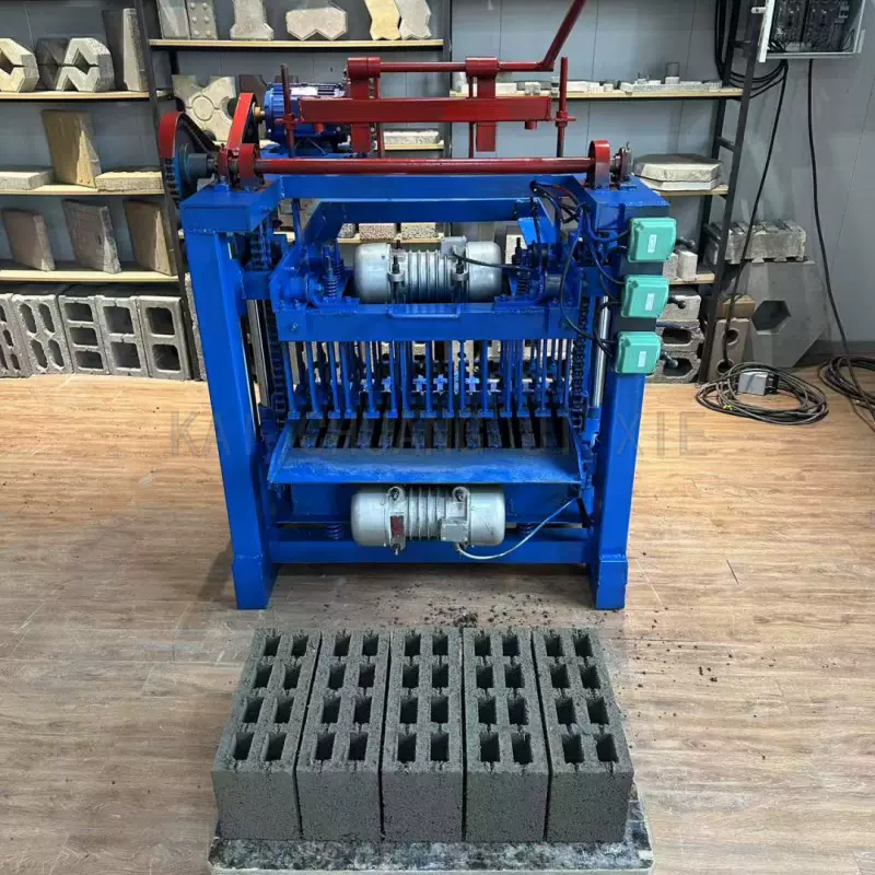 4-35A制作400*120*200空心砖六块水泥砖机密度大强度高承重200斤