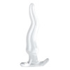 New product refers to the emperor's anal plug transparent crystal white back court soft TPE material anal bar five -piece super large anal expansion