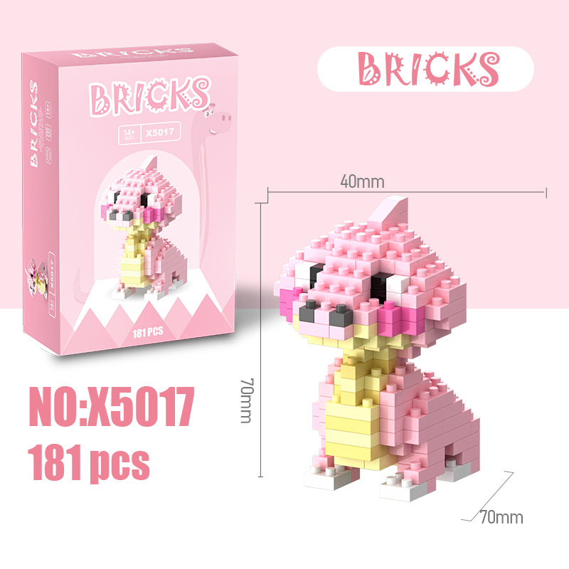 Modelo de Bloques de Construcción en Miniatura de Plástico DIY