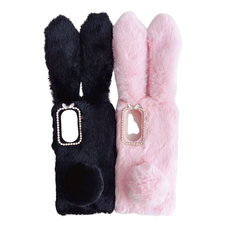 Suitable for Asus Mobile Phone Zenfone9 Z8 Plush Rabbit Fur Soft Case Personalized Cute Girl Mobile Phone Case