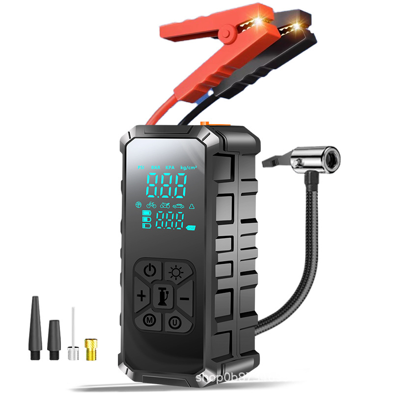 Car Emergency Start Power Supply Car Inflator Pump Integrated 15V Large Capacity Battery Start Artifact