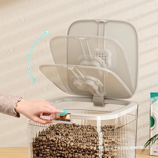 Wholesale Household Pet Food Storage Barrel Moisture-Proof Large-Capacity Sealed Dog Food and Cat Food Barrel Snack Freeze-Dried Plastic Storage Box