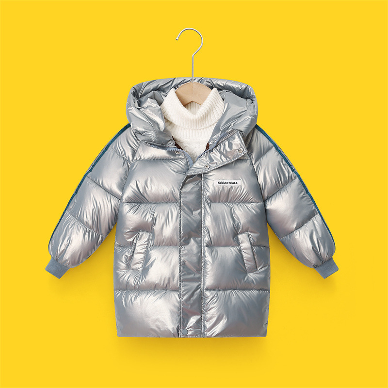 839 invierno y otoño sin lavado nuevo niño grueso chaqueta de algodón largo para niños y niñas chaqueta de algodón grueso caliente ropa de algodón para niños