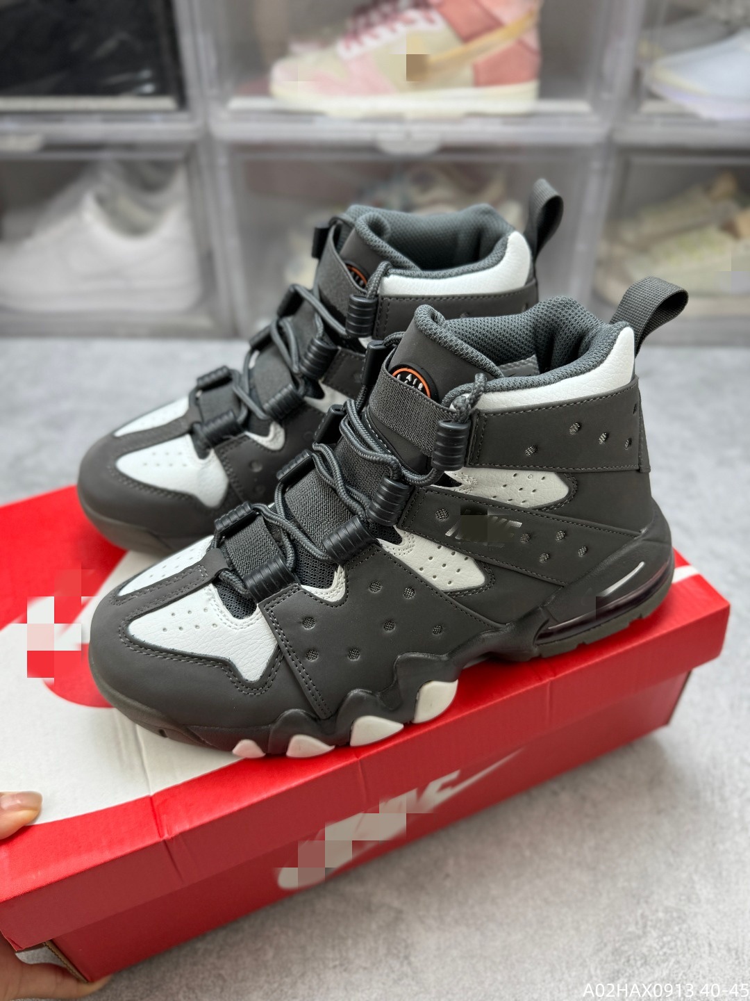 Zapatillas de Baloncesto de Caña Alta Max CB 94 de Piel de Vaca Antideslizantes para Baloncesto y Deportes image 10
