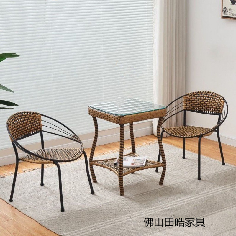 家用小藤椅子靠背椅客厅阳台家用休闲手工编织藤椅矮凳子餐椅特价|undefined