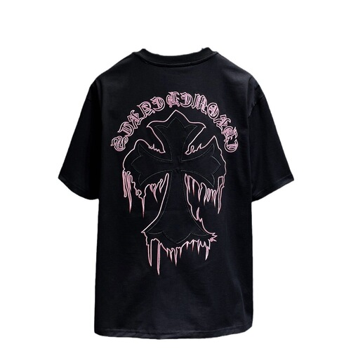 Chrome Hear 24 New Collection—Summer Short-Sleeved T-Shirts for Men and Women, Style Inspired by European and American Street Hip-Hop, Half-Sleeve Series