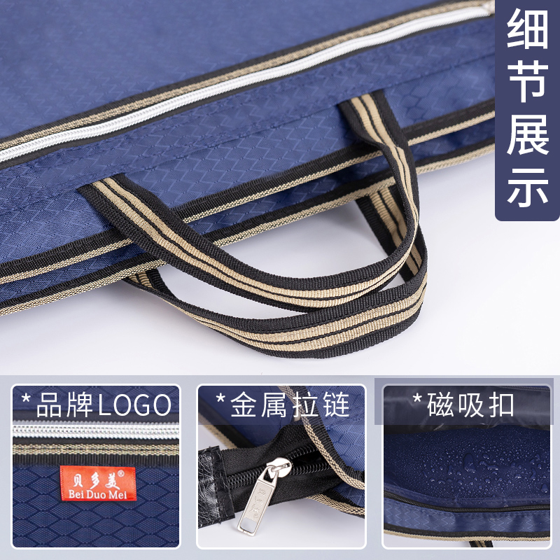 휴대용 서류 가방 캔버스 가방 대용량 남성용 서류 가방 토트백 지퍼 서류 가방 여성용 핸드백