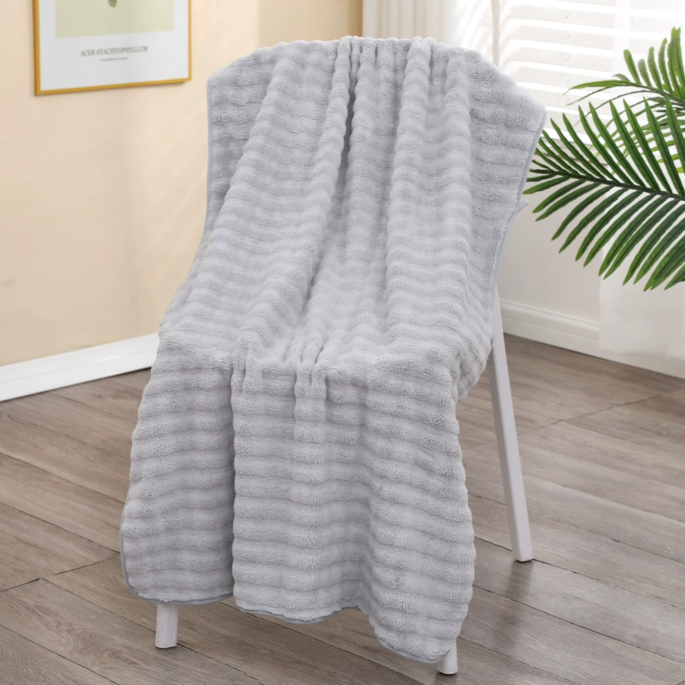 Пляжное и банное полотенце из кораллового флиса, мягкое быстрое высыхание, утолщено, впитывает воду, нескольких размеров
