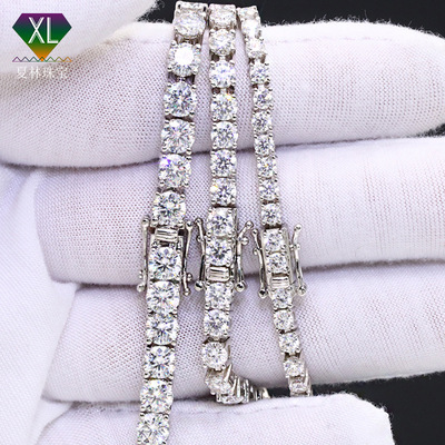 ins Best Sellers Morsang Tennis Bracelet 50 branch 16/18/20cm925 Morsang Diamond Bracelet tennis