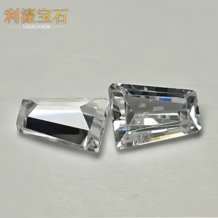 梯方白色锆石 TP透明色梯形CZ裸石 人造合成立方氧化锆首饰宝石-阿里巴巴