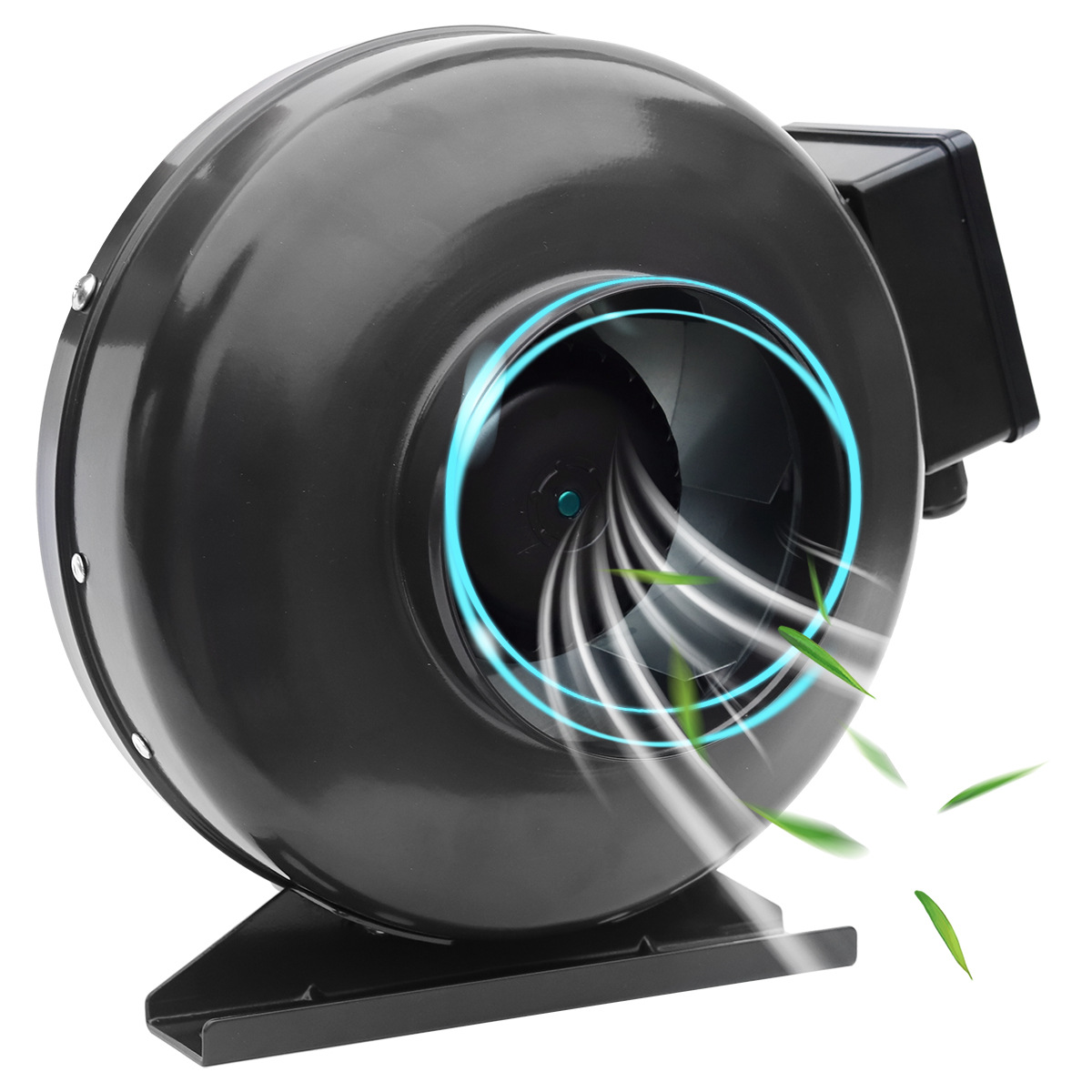 新能源外转子离心风机圆形管道风机节能低噪音散热新风通风系统