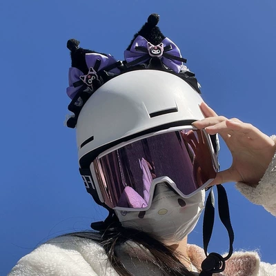 Ski Helmet Cartoon Decoration Accessories Dəbilqə (Kaska) aksesuarları