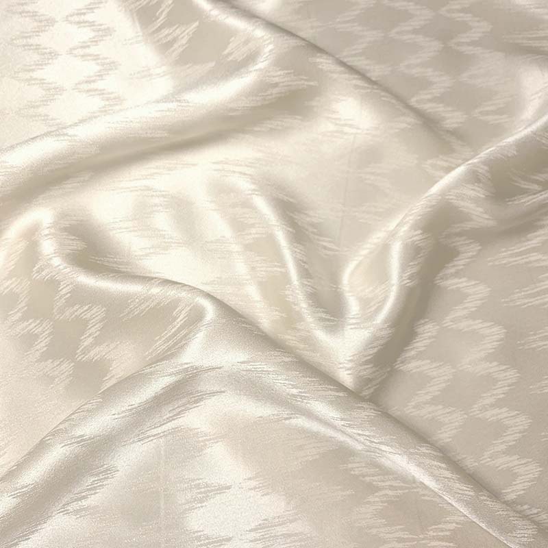 Gran onda 100% seda de seda de alta calidad tela jacquard seda brillante vestido satén chino tela cheongsam