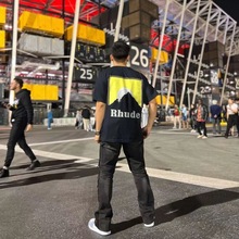 �����и�Ʒ�ʸֿ߽���oversize����װ��ʽ����ӡ��YYZP RHUDE����