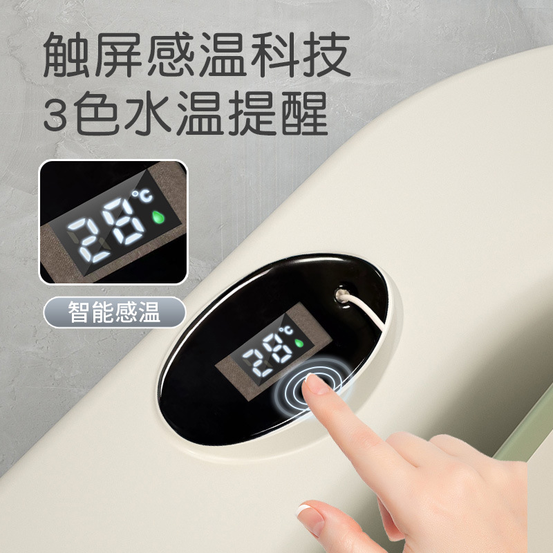 Bebé sensible a la temperatura bañera plegable bebé baño hogar portátil plegable bañera niños baño cubo al por mayor