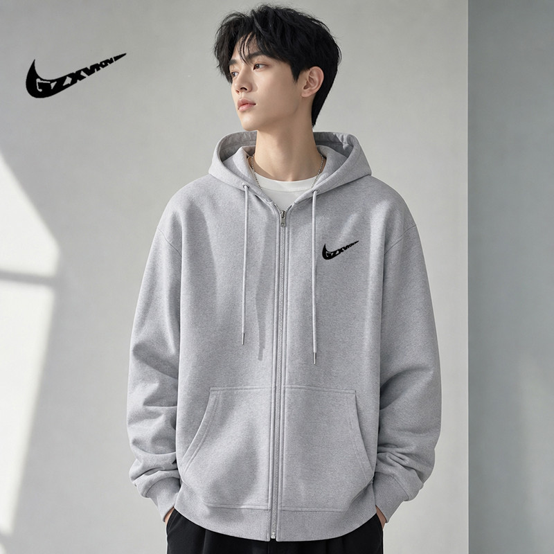 2026 Autumn New Cardigan Hooded Sweatshirt for Men, Cotton Breathable Loose Fit Versatile Fleece-Lined Warm Hooded Jacket 2026 Autumn New Cardigan Hooded Sweatshirt for Men, Cotton Breathable Loose Fit Versatile Fleece-Lined Warm Hooded Jacket