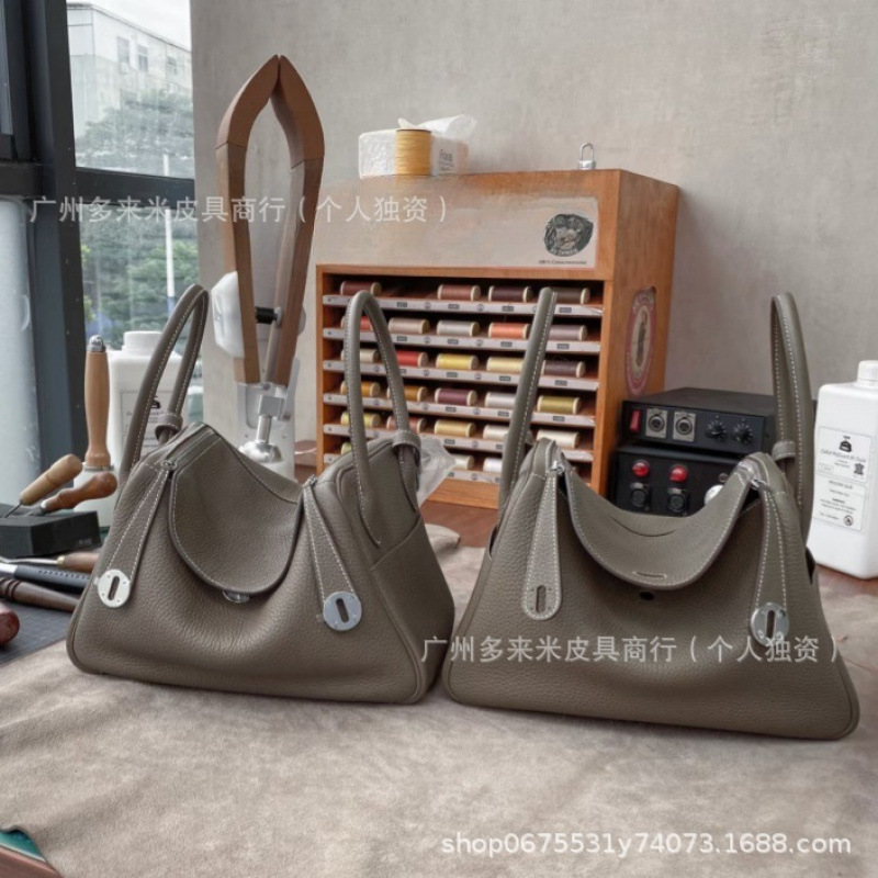 Purely Handmade Waxed Thread Lindy Bag Mini Doctor Bag Mini Lindy Birkin Bag Pillow Bag Large Capacity Handbag for Women Purely Handmade Waxed Thread Lindy Bag Mini Doctor Bag Mini Lindy Birkin Bag Pillow Bag Large Capacity Handbag for Women