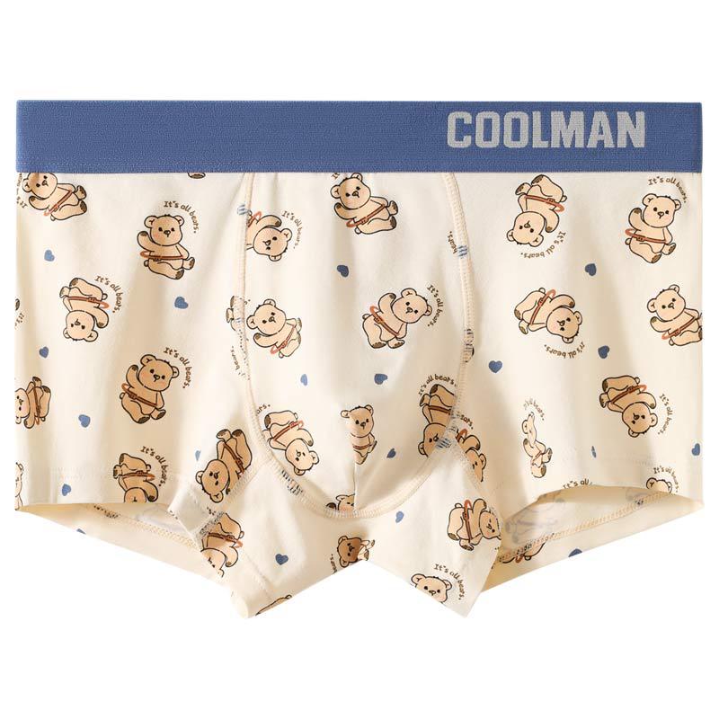 Ropa interior de los hombres algodón transpirable Boxer shorts deportes juventud Boxer shorts cabeza cómoda algodón ropa interior de los hombres