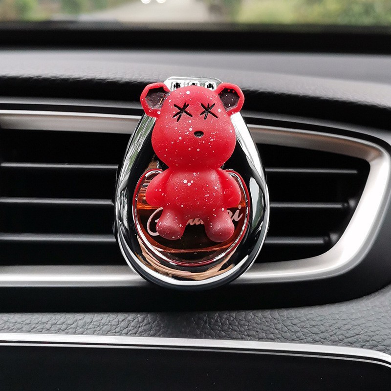 Accesorios para automóviles, adornos de aromaterapia, oso violento, perfume de coche lindo creativo, productos de decoración de coche de dibujos animados de aromaterapia