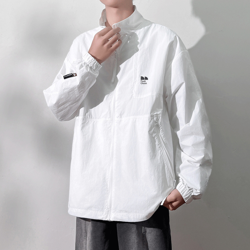 산 기능성 UV 보호 재킷 남자의 여름 경량 야외 빠른 건조 선 스크린 스킨 의류 재킷