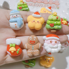 樹脂diy部品携帯電話ケースアクセサリー手作り材料帽子靴ボタン水筒貼りクリスマス姜パイ人