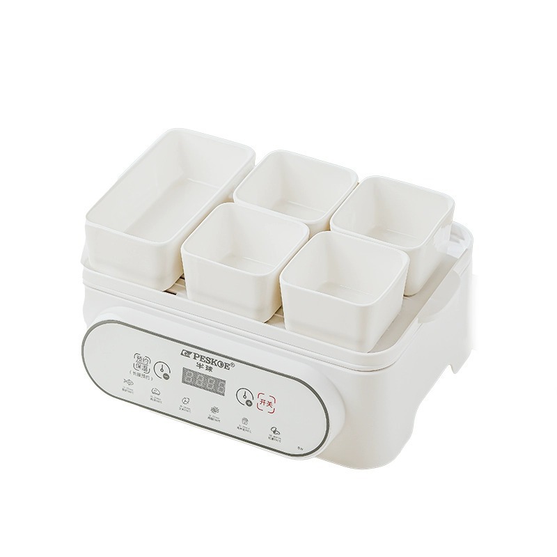 tazón de vapor cuadrado de cerámica, tazón de bocadillos, accesorios de vapor eléctrico, tazón de vapor, tazón de vapor cuadrado, tazón especial para verduras al vapor