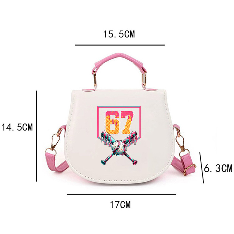 Baseball Drip Number 67 Player Or 67th Birthday休闲手提包