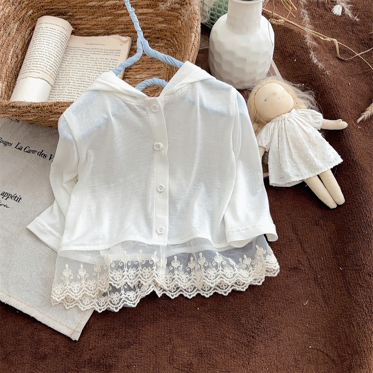 Conjunto de Tres Piezas Youhe para Bebé Niña, Traje Elegante para el Primer Cumpleaños, Estilo Veraniego 2026, Ideal para Salidas