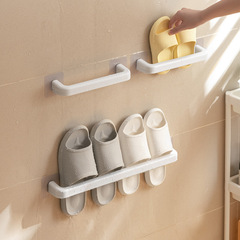 拖鞋架浴室免打孔壁掛式家用衛生間收納鞋子瀝水置物架家居用品